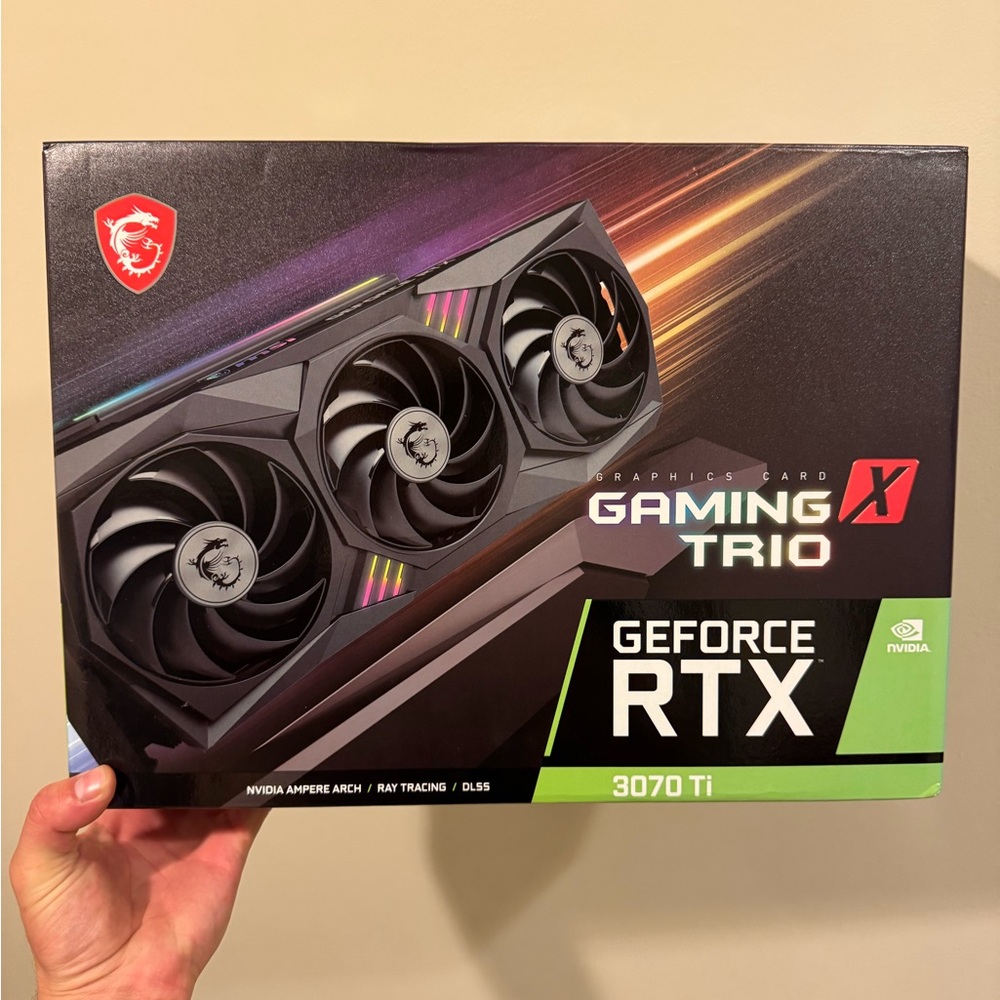 MSI Black Gaming Graphics Card with Advanced Features